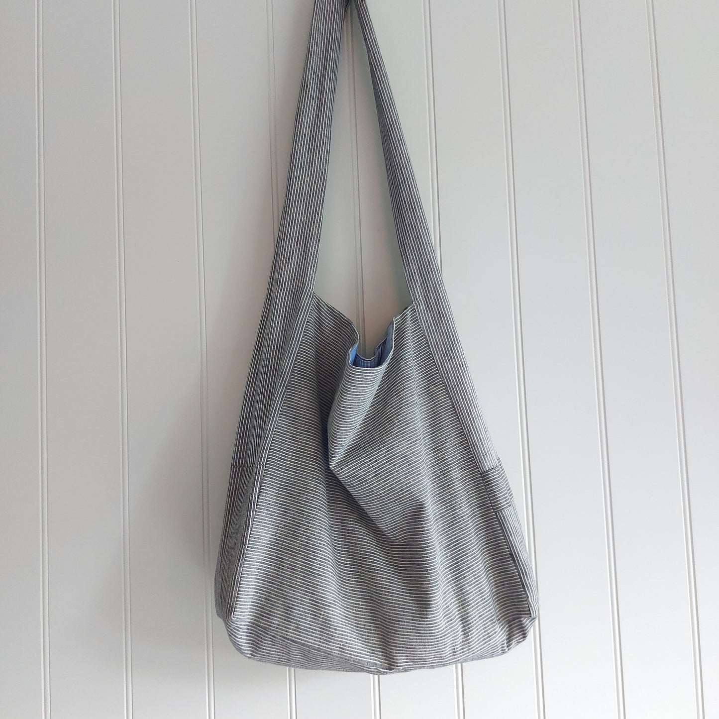 Messenger - Cotton/linen crossbody bag