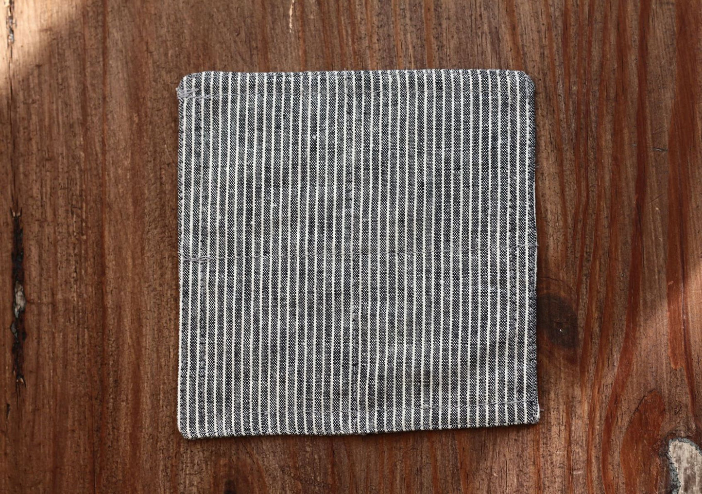 Set of 6 linen/cotton coasters