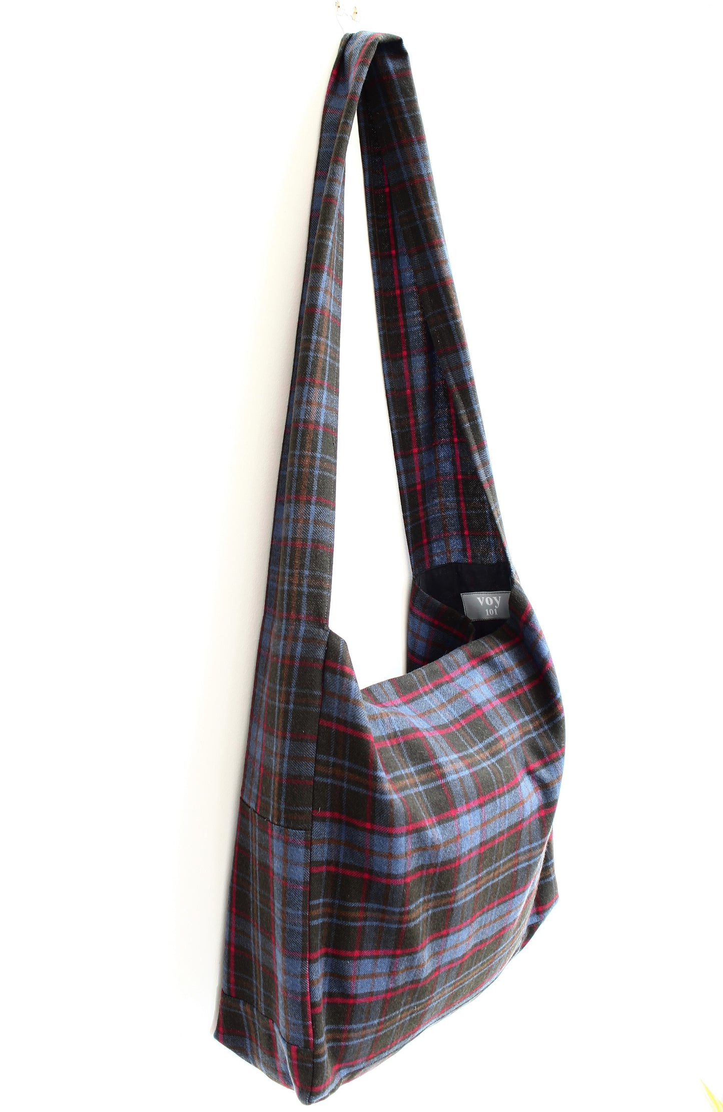 Messenger - tartan wool crossbody bag WAS: £65.00